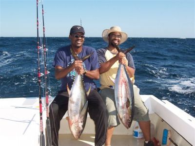 Fishing for yellow fin tuna