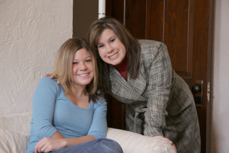 Our youngest daughters, Laurel and Mindy