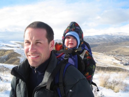 Hiking with my boy in the Carson Range, NV