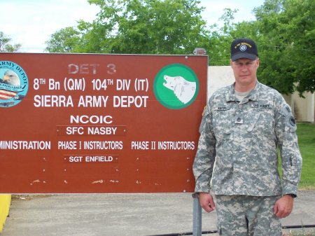 92F School Sign at Sierra Army Depot