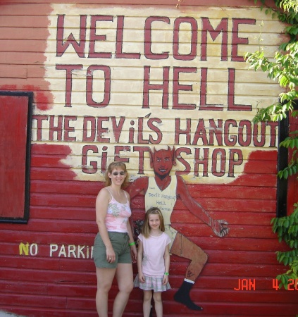 We stopped in HELL, Grand Camen.