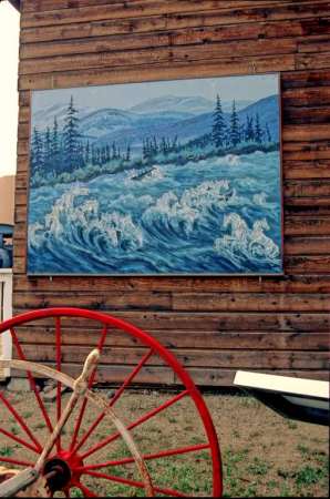 Whitehorse Rapids painting