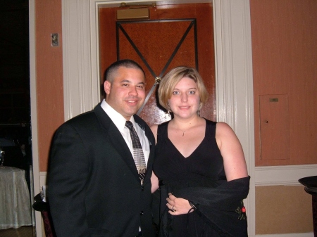 My wife and I at my Cousins Wedding