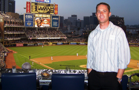 In the President's Box at PETCO Park (San Diego)