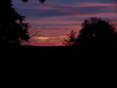 Sunset October 13, 2008