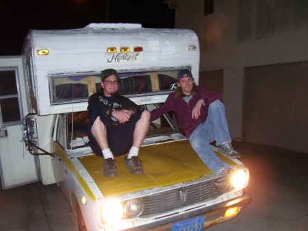 me and my 77 toyota camper