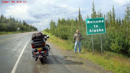 Harley trip to Alaska in 2009
