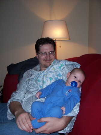 My Husband and youngest Son