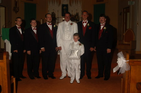 my best man and groomsman and dad