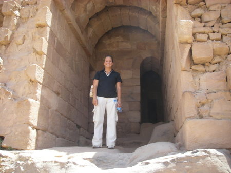 The ruins at Petra