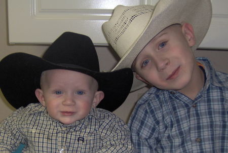 my lil' cowboys!
