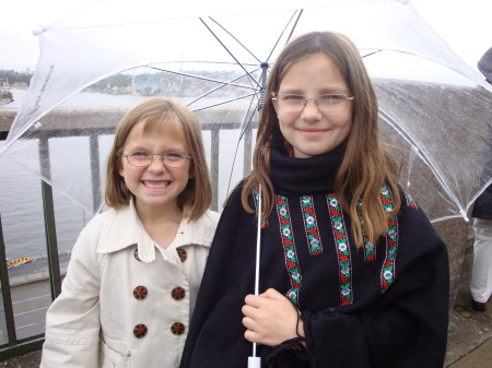 My girls in Stockholm