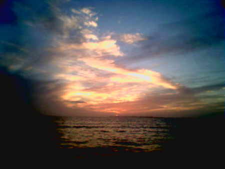 Gulf Sunset in January 2006