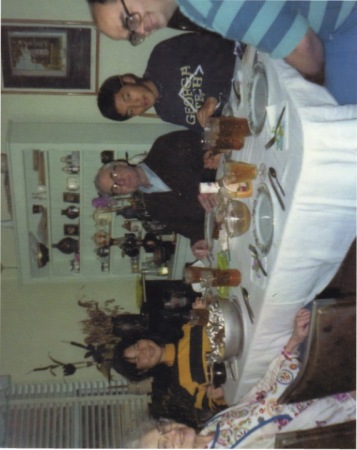 A family dinner about 1994