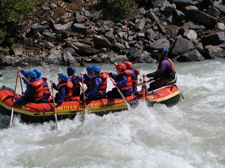 Rafting on the Kicking Horse