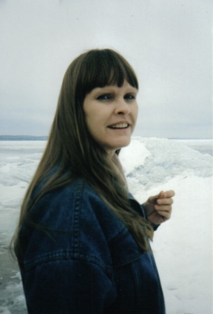 Walking on Lake Superior when it was completel