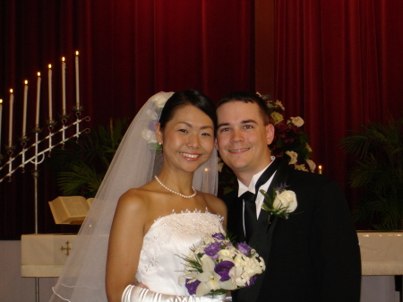 My oldest son and his wife from Japan