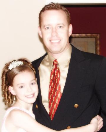 Haley and Daddy for daddy daughter dance