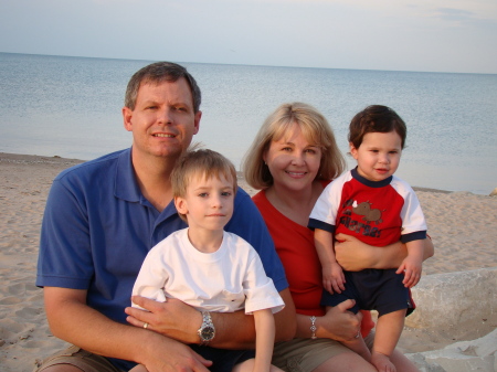 Lake Michigan 2008 - Me and My boys