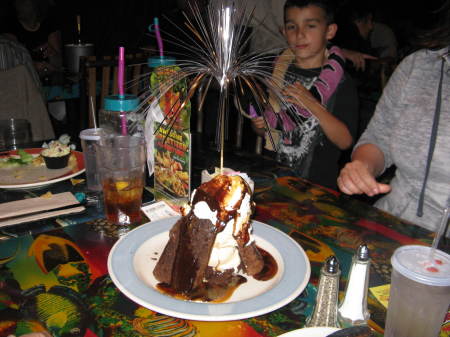 Volcano! Our Dessert...