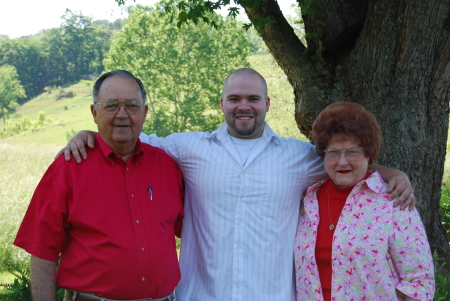 Chris and his Nan and Pap