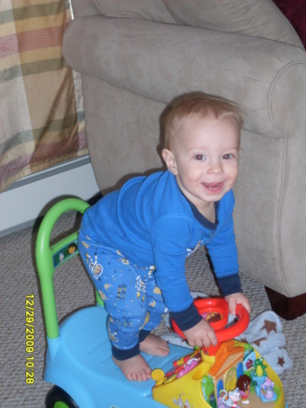 GRANDSON  IAN STIMPSON  AGE 2