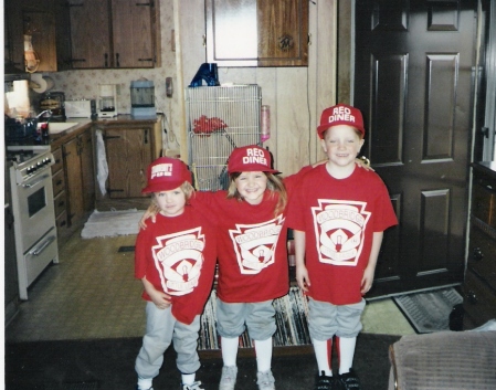 my three kids before little league