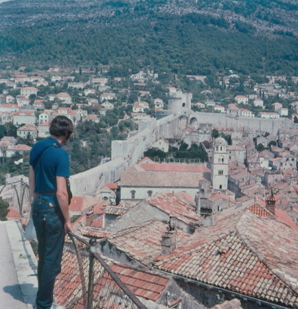 Rick in Dubrovnik - 1975