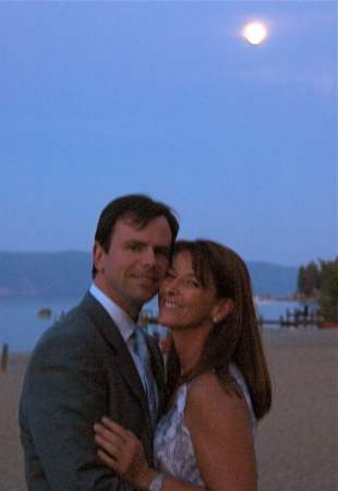 Glenn & Tina - Moon over Lake Tahoe (9/08)