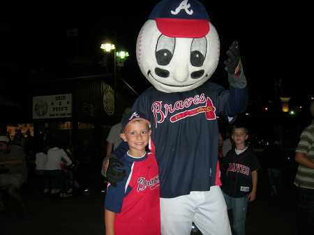 Colin at the braves game Sept. 08