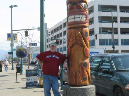 Downtown Anchorage in August