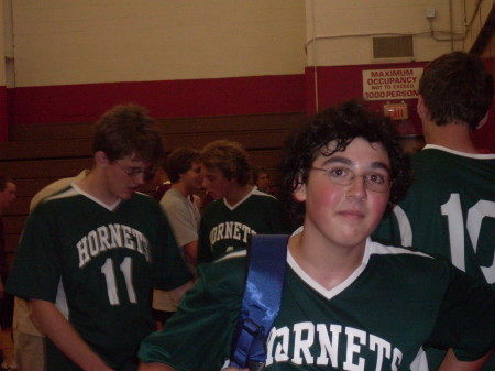 Matt, my 16 year old volleyball star!