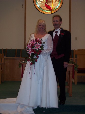 My new hubby Mark on our wedding day May 17,20