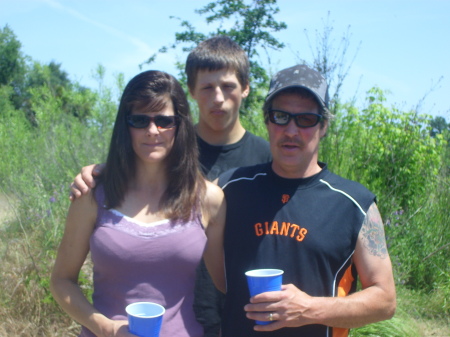 Cindy,Ryan and I at the river.