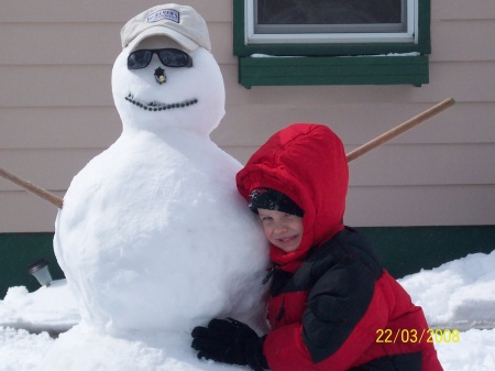 Frank (snowman) And Keaton