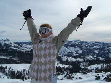 Snowboarding in Lake Tahoe