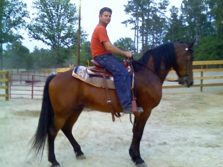 Me and my horse Morgan
