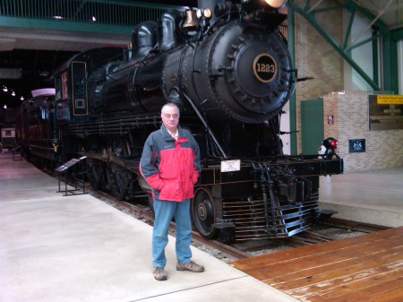 Vic at the Lancaster County, PA Train Museum