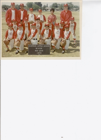 1970 Red Legs Eastside Little league