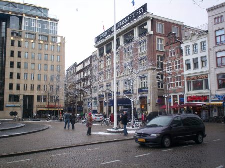 Dam Square in Amsterdam, NL