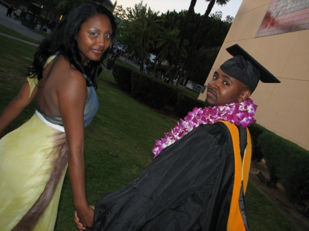 Me and the Wifey at CSLA Masters Grad