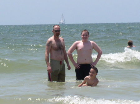 David, Cody & Kyle in the Gulf of Mexico