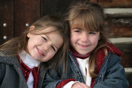 Elle and Katie - Winter 2005