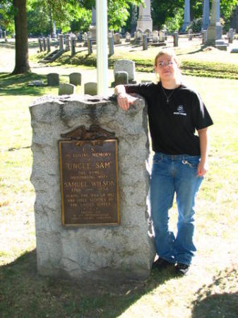 Myself At Uncle Sams Grave