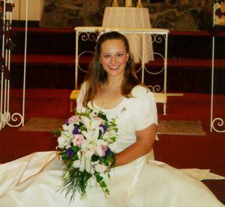 Suzee at her wedding