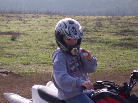 TJ on his Quad!