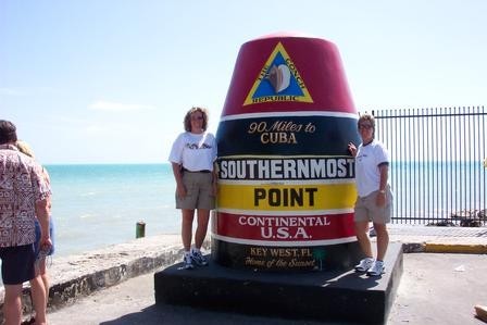 Jill & Kim   Southernmost Point
