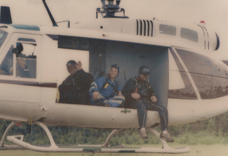 Jump from Royal Thai Helicopter