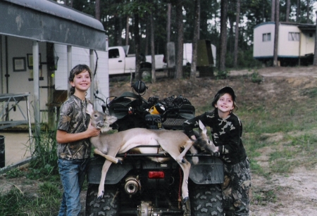 The Girls' First Deer