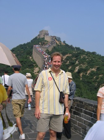 Chris at Great Wall of China